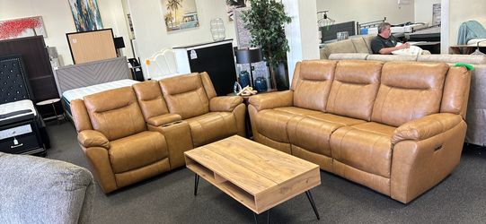 Reclining Sofa And Loveseat 