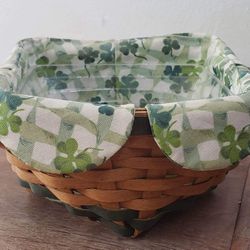 Longaberger Shamrock Baskets Set
