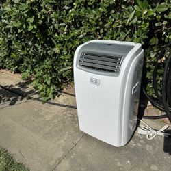 BLACK+DECKER 12,000 BTU Portable Air Conditioner, 3-in-1 AC, Dehumidifier and Fan, Portable AC Unit Auto Evaporation, 3 Speeds, White, 