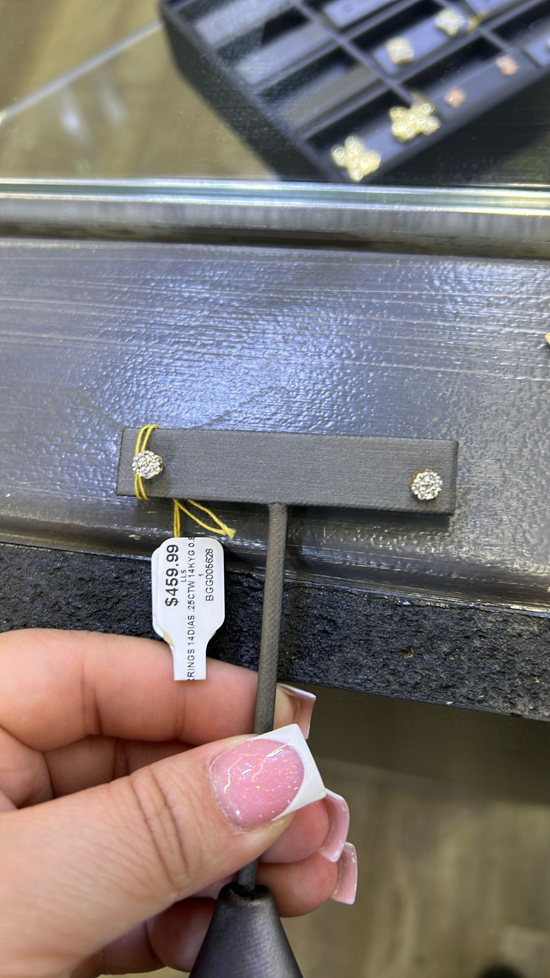 14k Diamond Earrings 