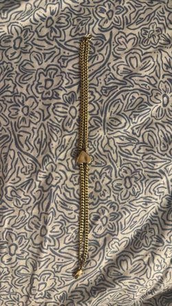 14 Karat Heart Bracelet
