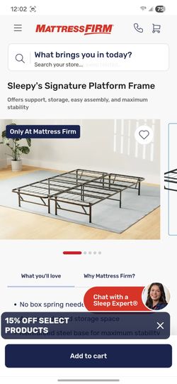 Queen bed platform