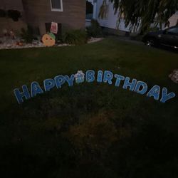 Happy Birthday Yard sign  Thumbnail