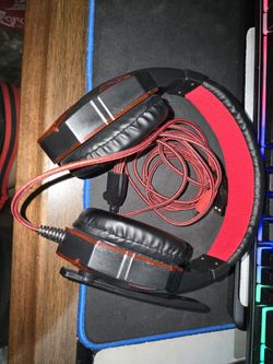 Pc Gaming Keyboard Mouse And Headset 