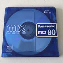 Minidisc Panasonic MIX 80 MINT