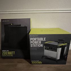 goal zero yeti 3000 solar panels solar genrator 