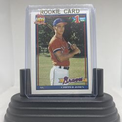 Chipper Jones 1991 Topps”#1 Draft Pick” Rookie Card#333