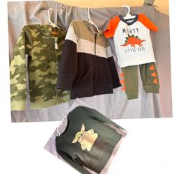 Toddler Boy Hoodie And Outfit 18-24mo