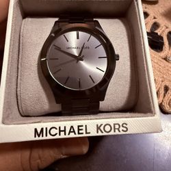 Michael Kors Oversized Slim Runway Men's Watch, Stainless Steel Watch 