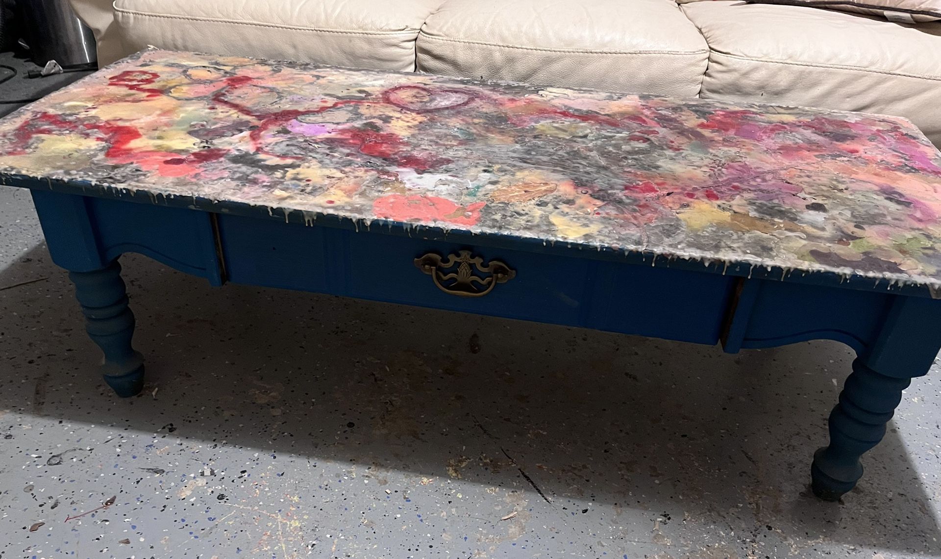 Unique Coffee Table And 2 End Tables