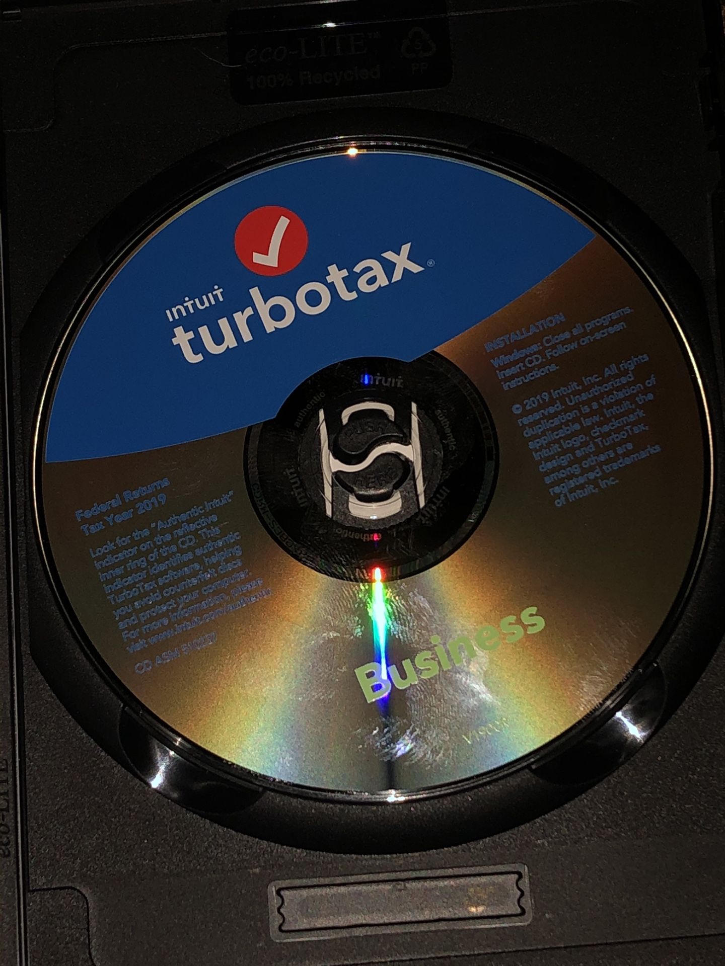 TurboTax business 2019 tax year