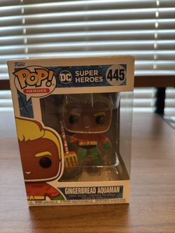 Gingerbread Aquaman Funko Pop