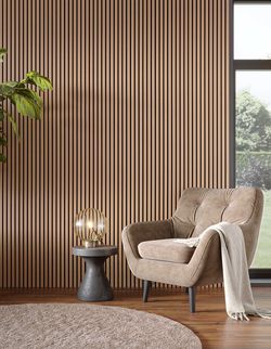 Woody Walls Tokyo Acoustic Wood Slat Panels .