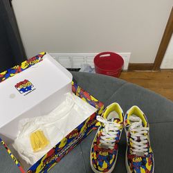 A Bathing Ape x Medicom Toy Multicolored Sneakers 