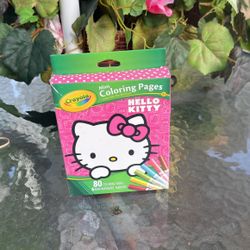 Crayola Mini Coloring Pages Hello Kitty 