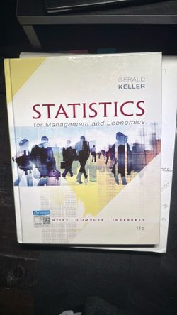 Statistics for Management and Economics