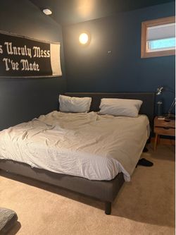 King Bed & Leesa Mattress