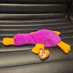Magenta Platypus Beanie Baby
