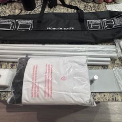 Portable 100” Outdoor Projector Screen w/ Stand