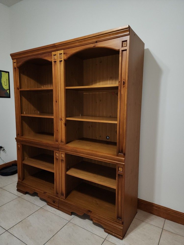 Wooden bookcase