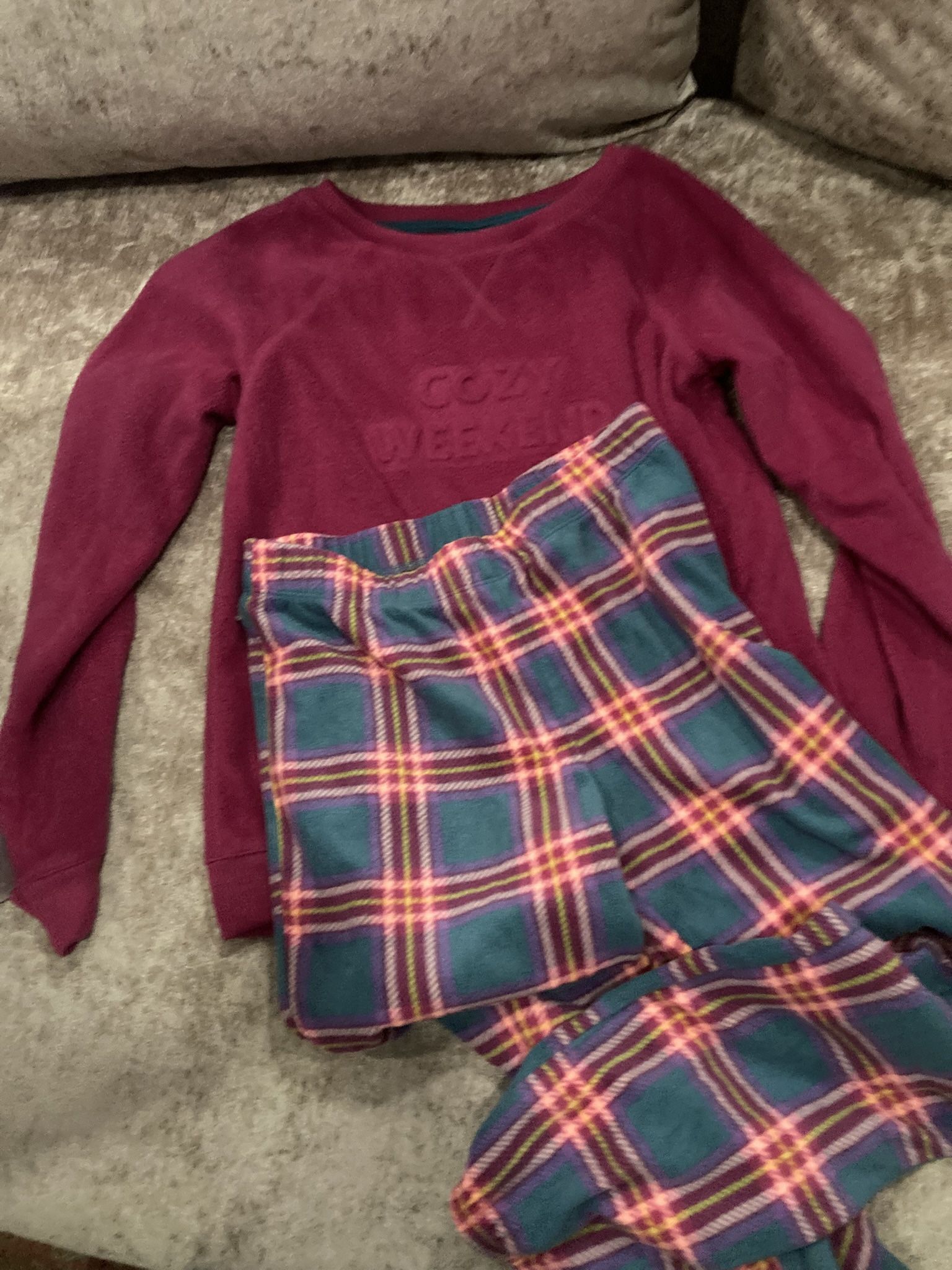 Cat And Jack Pajamas Girls L 10/12