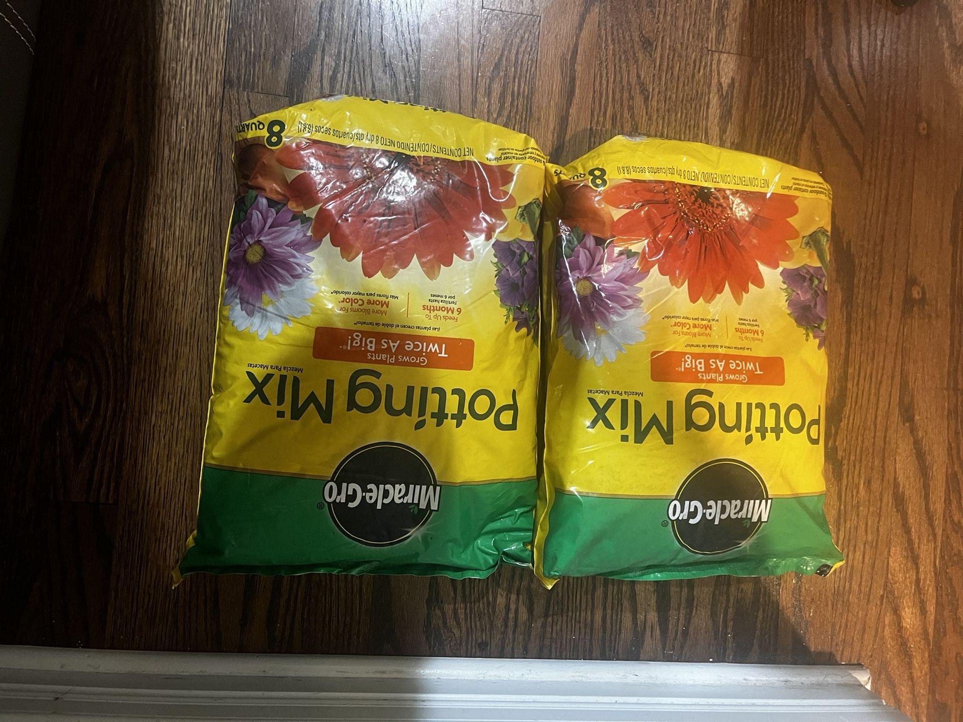 Miracle grow pot mix