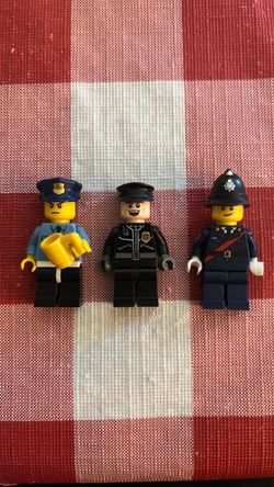 LEGO Police Officer Minifigures Set of 3