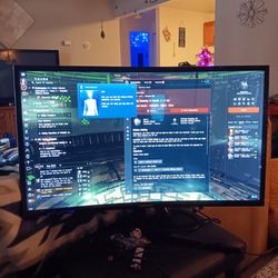 Curved Samsung Monitor