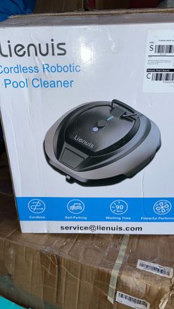 Cordless Pool Cleaner Robot, Robotic Pool Cleaner with 4400mAh Battery,Pool Vacuum for Above Ground Pool with Powerful Suction, DirtLock Tech, Self-Pa