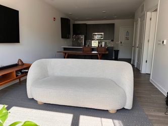 West Elm Laurent Sofa 76" Bouclé Sofa