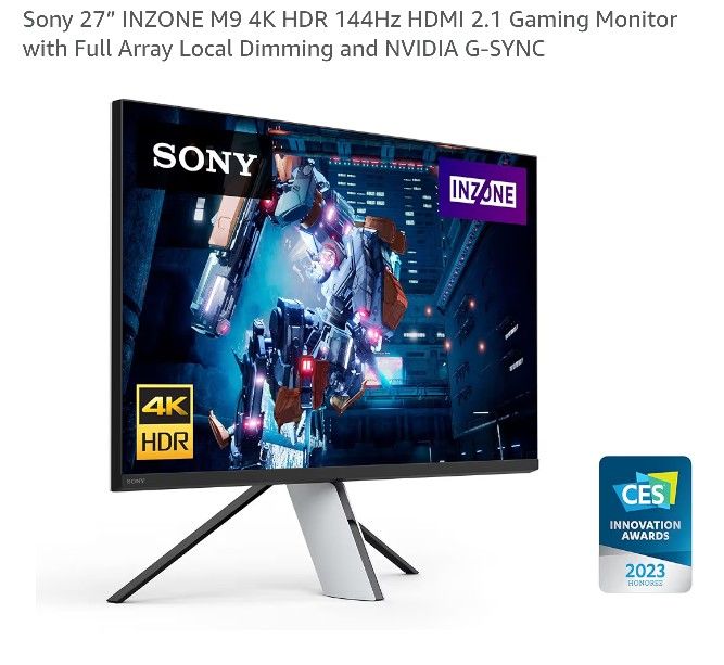 INZONE M9 | 27'' 4K IPS 1MS 144HZ HDR GAMING MONITOR
