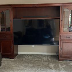 Cherry wood Entertainment Center 