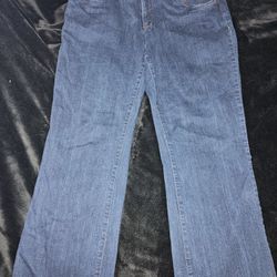 Smith's Women's Boot Cut Mid Rise Dungarees