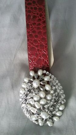 Black and white Market belt