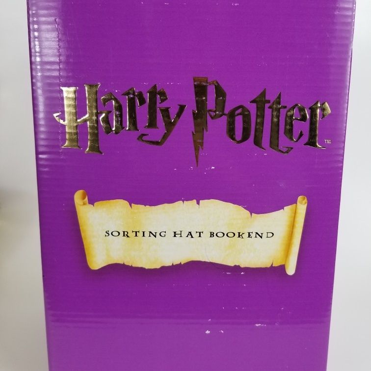Harry Potter Sorting Hat Bookend In Box