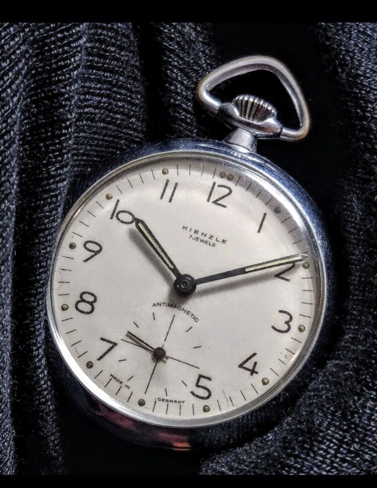 Kienzle Made in Germany Vintage Manual Wind Pocket Watch