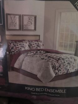 King bed comforters set