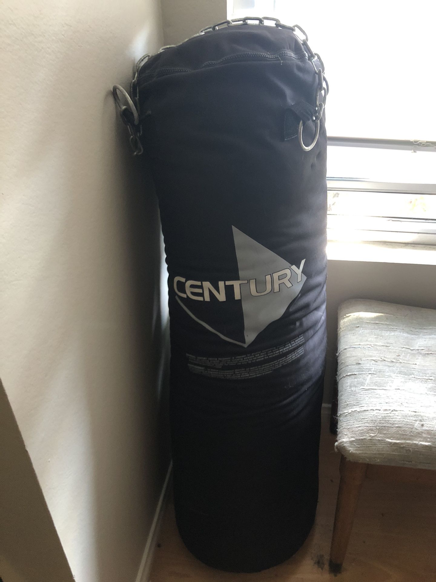 100 lb hanging punching bag