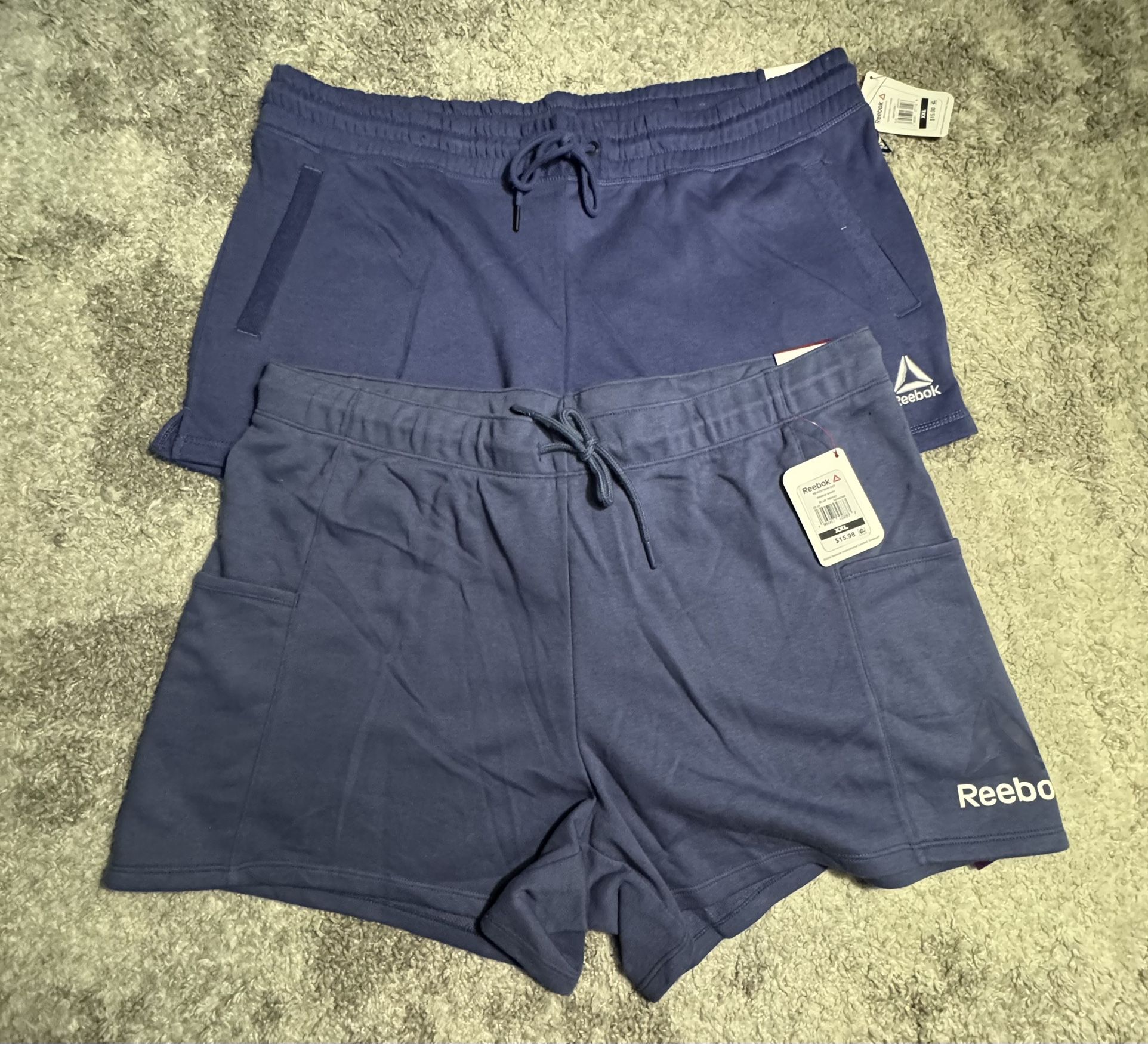 2 Brand New Women’s Reebok Shorts Size 2XL For $15!
