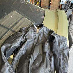 Scorpion Exo Clutch Leather Motorcycle Jacket 