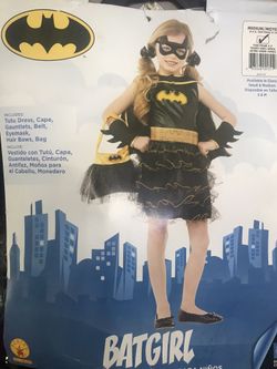 Batgirl costume size 8-10
