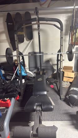 Gym equipment, weight from 5 lb to 45 lb