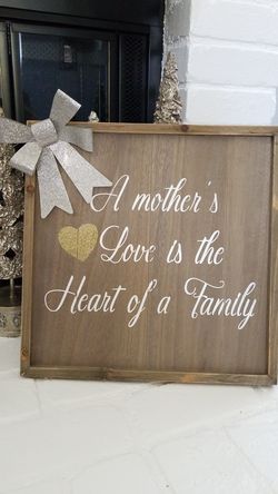 A MOTHER'S LOVE RUSTC FRAME