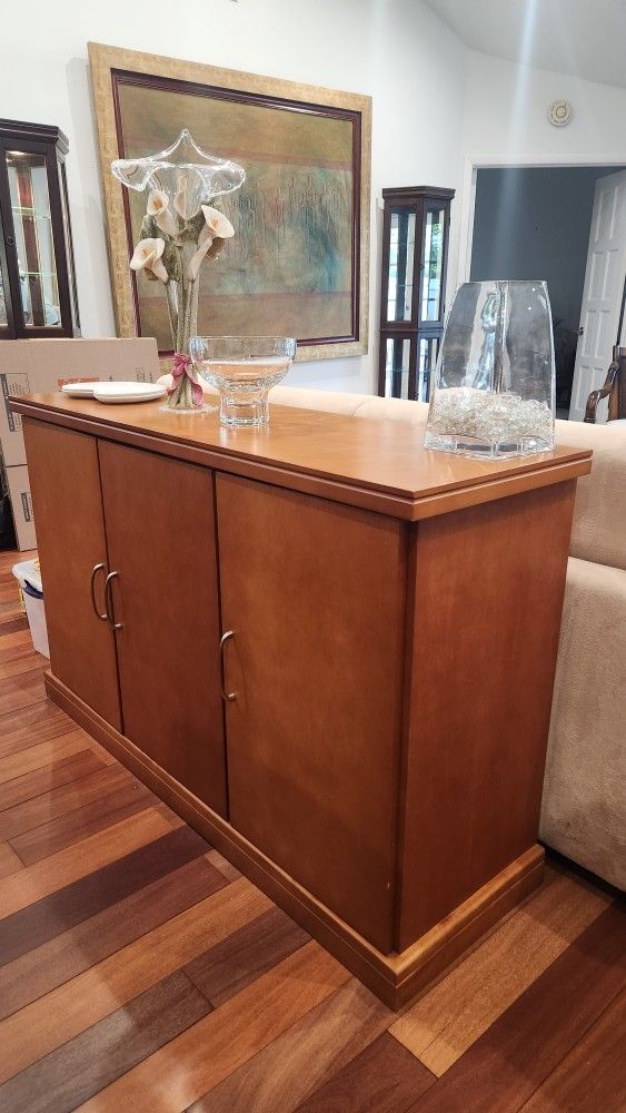 Wood Dinning Room Cabinet -  $150 - Doral Or Best Offer 