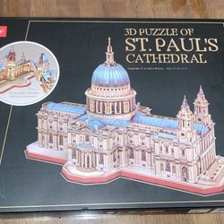 Cubicfun 3D Puzzles Moveable Architecture Model Large Saint Paul's Cathedral Puzzles for Adults Children, Building Model Kits Craft Toys, 643 Pieces