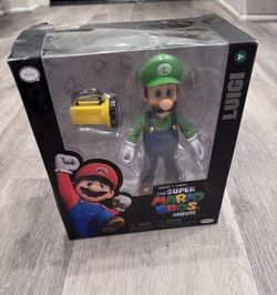 LUIGI THE SUPER MARIO BROS MOVIE FIGURE  - NEW IN BOX - Sealed 