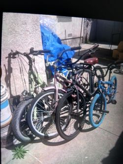 4 bicicletas buenas conficiones estoy pidiendo 120 por las 4