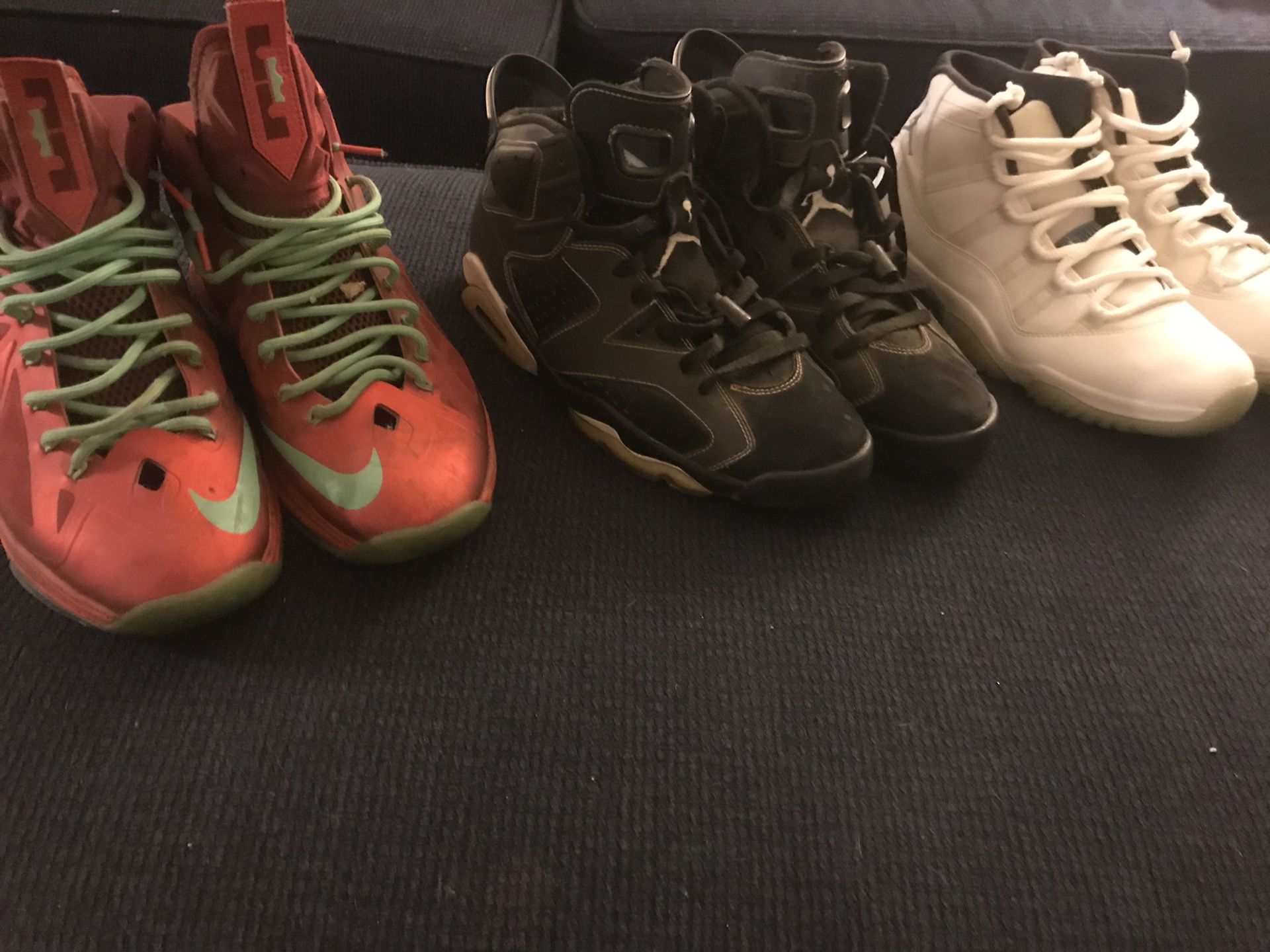Jordan and Nike shoes