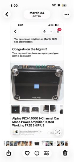 Alpine PDX-1.1000 Mono Car Amplifiers