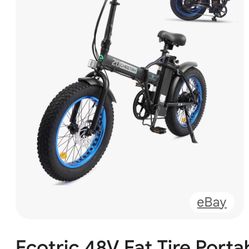 Ecotrio Electric Foldable 48v Bike
